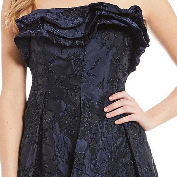 ANTONIO MELANI STRAPLESS MIDI DRESS - Picture 4 of 5